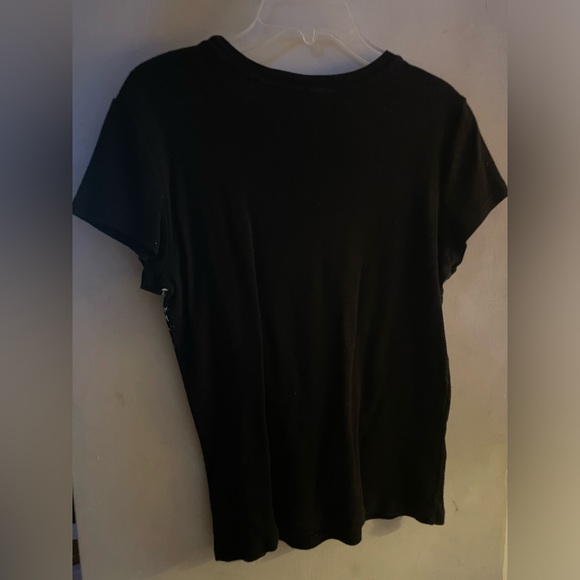 DKNY jeans petite black t-shirt large y2k 🖤 - Picture 2 of 3